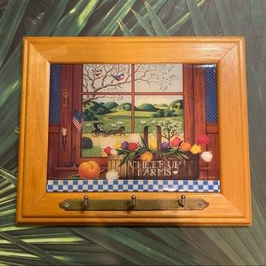 Cheer Up Farms Key Holder Plaque